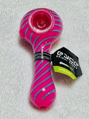 Eyce brand Spiral Spoon Silicone/Glass Hand Piece